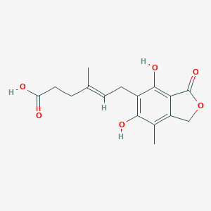 molecular formula C₁₆H₁₈O₆ B024141 O-Desmethyl Mycophenolic Acid CAS No. 31858-65-8