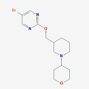 5-Bromo-2-[[1-(oxan-4-yl)piperidin-3-yl]methoxy]pyrimidine