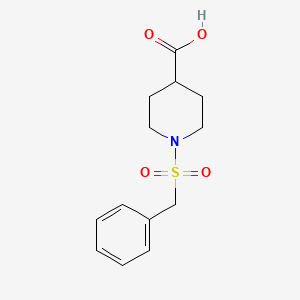 molecular formula C13H17NO4S B2414445 1-(Benzylsulfonyl)piperidine-4-carboxylic acid CAS No. 891392-29-3