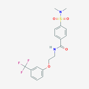 4-(N,N-dimethylsulfamoyl)-N-(2-(3-(trifluoromethyl)phenoxy)ethyl)benzamide