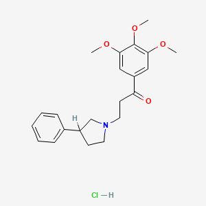 3-(3-Phenyl-1-pyrrolidinyl)-1-(3,4,5-trimethoxyphenyl)-1-propanone hydrochloride