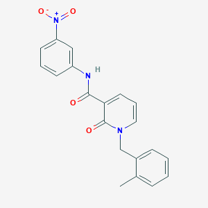 1-(2-methylbenzyl)-N-(3-nitrophenyl)-2-oxo-1,2-dihydropyridine-3-carboxamide