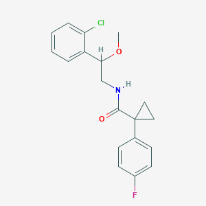 N-(2-(2-chlorophenyl)-2-methoxyethyl)-1-(4-fluorophenyl)cyclopropanecarboxamide