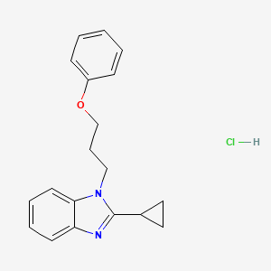 2-cyclopropyl-1-(3-phenoxypropyl)-1H-benzo[d]imidazole hydrochloride