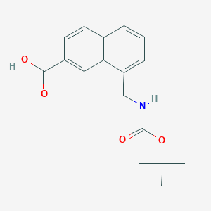 N-(BOC)-8-aminomethyl-2-naphthoic acid