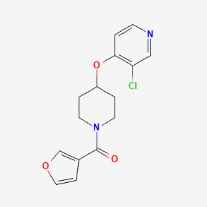 (4-((3-Chloropyridin-4-yl)oxy)piperidin-1-yl)(furan-3-yl)methanone