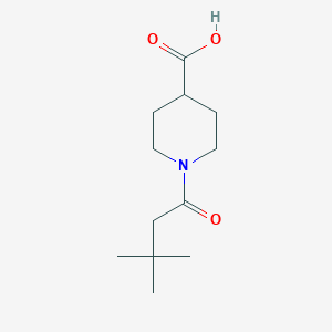 1-(3,3-Dimethylbutanoyl)piperidine-4-carboxylic acid