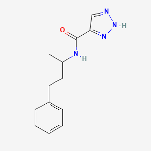 N-(4-phenylbutan-2-yl)-1H-1,2,3-triazole-5-carboxamide
