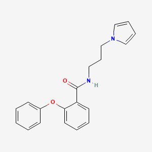 molecular formula C20H20N2O2 B2414634 N-(3-(1H-pyrrol-1-yl)propyl)-2-phenoxybenzamide CAS No. 1226438-44-3