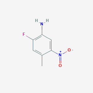 molecular formula C7H7FN2O2 B2414679 2-Fluoro-4-methyl-5-nitroaniline CAS No. 259860-00-9