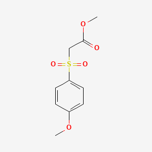molecular formula C10H12O5S B2414684 Methyl [(4-methoxyphenyl)sulfonyl]acetate CAS No. 53848-52-5