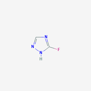 molecular formula C2H2FN3 B2414796 5-Fluoro-1H-1,2,4-triazole CAS No. 42297-29-0