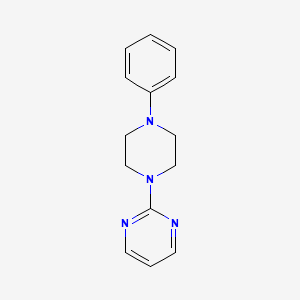 molecular formula C14H16N4 B2414849 2-(4-Phenylpiperazin-1-yl)pyrimidine CAS No. 339104-82-4