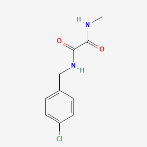 molecular formula C10H11ClN2O2 B2414857 N1-(4-chlorobenzyl)-N2-methyloxalamide CAS No. 7666-56-0