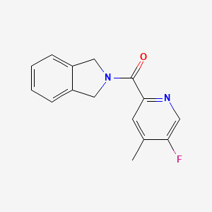 1,3-Dihydroisoindol-2-yl-(5-fluoro-4-methylpyridin-2-yl)methanone