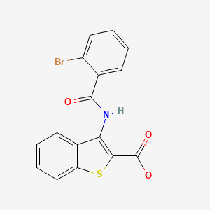 Methyl 3-(2-bromobenzamido)benzo[b]thiophene-2-carboxylate
