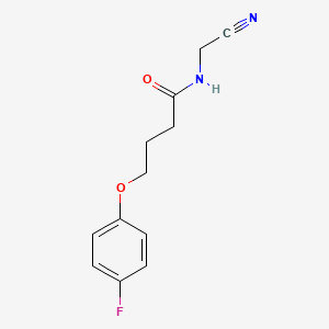 N-(cyanomethyl)-4-(4-fluorophenoxy)butanamide