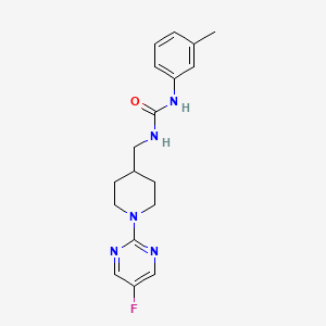 1-((1-(5-Fluoropyrimidin-2-yl)piperidin-4-yl)methyl)-3-(m-tolyl)urea