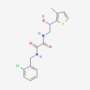 N1-(2-chlorobenzyl)-N2-(2-hydroxy-2-(3-methylthiophen-2-yl)ethyl)oxalamide