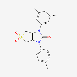 1-(3,5-dimethylphenyl)-3-(4-methylphenyl)tetrahydro-1H-thieno[3,4-d]imidazol-2(3H)-one 5,5-dioxide