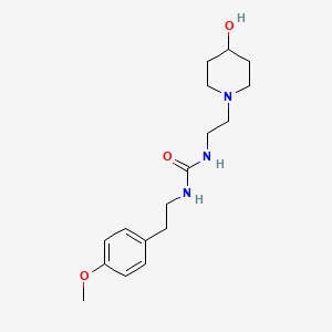 1-(2-(4-Hydroxypiperidin-1-yl)ethyl)-3-(4-methoxyphenethyl)urea