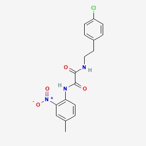 N1-(4-chlorophenethyl)-N2-(4-methyl-2-nitrophenyl)oxalamide