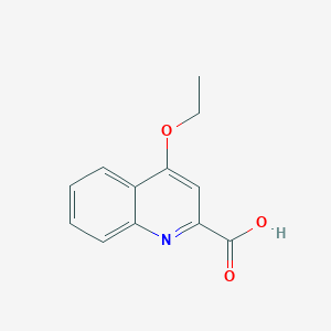 molecular formula C12H11NO3 B2415018 4-ethoxyquinoline-2-carboxylic Acid CAS No. 40609-78-7