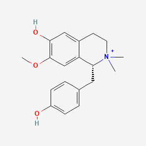 molecular formula C19H24NO3+ B2415102 Lotusine CAS No. 6871-67-6