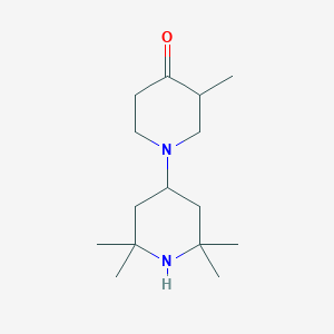 molecular formula C15H28N2O B2415119 2',2',3,6',6'-pentamethyl-1,4'-bipiperidin-4-one CAS No. 400073-77-0