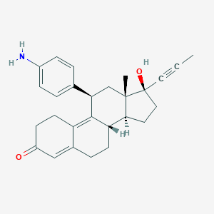 molecular formula C27H31NO2 B024153 Didemethyl Mifepristone CAS No. 104004-92-4