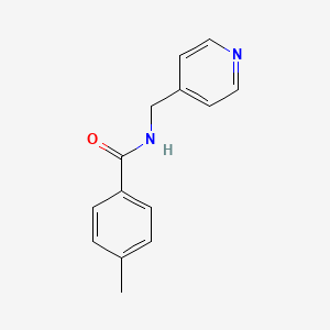 B2415481 4-methyl-N-(pyridin-4-ylmethyl)benzamide CAS No. 63824-98-6