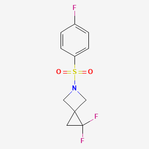 2,2-Difluoro-5-(4-fluorophenyl)sulfonyl-5-azaspiro[2.3]hexane
