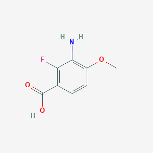 3-Amino-2-fluoro-4-methoxybenzoic acid