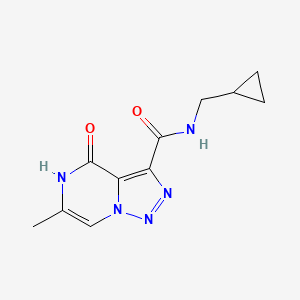 N-(cyclopropylmethyl)-6-methyl-4-oxo-4,5-dihydro[1,2,3]triazolo[1,5-a]pyrazine-3-carboxamide