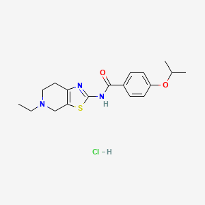 N-(5-ethyl-4,5,6,7-tetrahydrothiazolo[5,4-c]pyridin-2-yl)-4-isopropoxybenzamide hydrochloride
