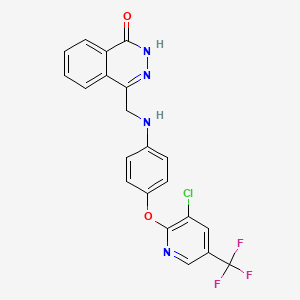4-((4-((3-Chloro-5-(trifluoromethyl)-2-pyridinyl)oxy)anilino)methyl)-1(2H)-phthalazinone