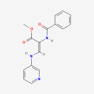 methyl (E)-2-benzamido-3-(pyridin-3-ylamino)prop-2-enoate