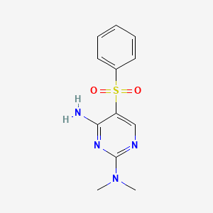 N~2~,N~2~-dimethyl-5-(phenylsulfonyl)-2,4-pyrimidinediamine