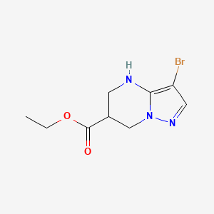 Ethyl 3-bromo-4,5,6,7-tetrahydropyrazolo[1,5-a]pyrimidine-6-carboxylate