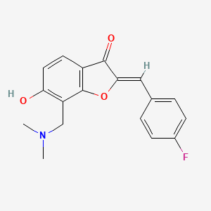 (Z)-7-((dimethylamino)methyl)-2-(4-fluorobenzylidene)-6-hydroxybenzofuran-3(2H)-one