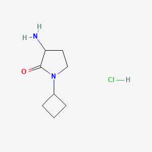 3-Amino-1-cyclobutylpyrrolidin-2-one hydrochloride