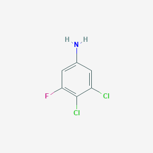 molecular formula C6H4Cl2FN B2415732 3,4-Dichloro-5-fluoroaniline CAS No. 35754-38-2