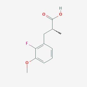 (2R)-3-(2-Fluoro-3-methoxyphenyl)-2-methylpropanoic acid