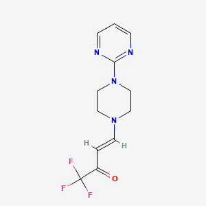 (E)-1,1,1-trifluoro-4-[4-(2-pyrimidinyl)piperazino]-3-buten-2-one
