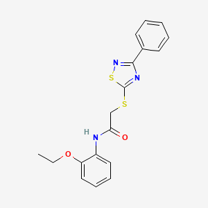 N-(2-ethoxyphenyl)-2-((3-phenyl-1,2,4-thiadiazol-5-yl)thio)acetamide