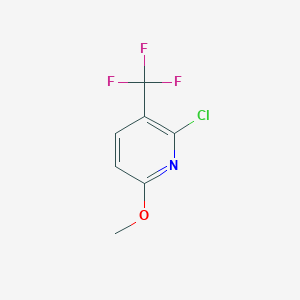 molecular formula C7H5ClF3NO B2415817 2-氯-6-甲氧基-3-(三氟甲基)吡啶 CAS No. 136353-03-2