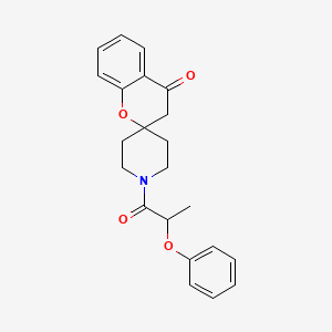1'-(2-Phenoxypropanoyl)spiro[chroman-2,4'-piperidin]-4-one