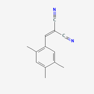 molecular formula C13H12N2 B2415880 (2,4,5-Trimethylbenzylidene)malononitrile CAS No. 771575-33-8