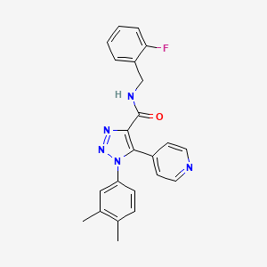 N-{1,3-dimethyl-6-[(4-methylphenyl)sulfonyl]-2-oxo-2,3-dihydro-1H-benzimidazol-5-yl}-2-methoxyacetamide