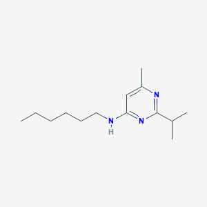 N-hexyl-2-isopropyl-6-methyl-4-pyrimidinamine